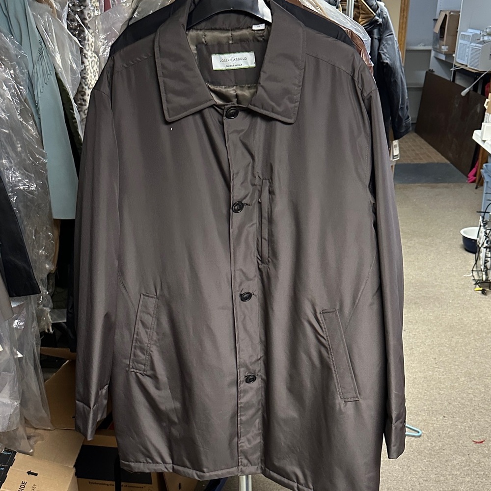 Joseph Abboud Brown Raincoat